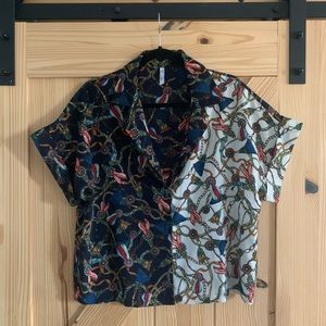 Mango nautical button up